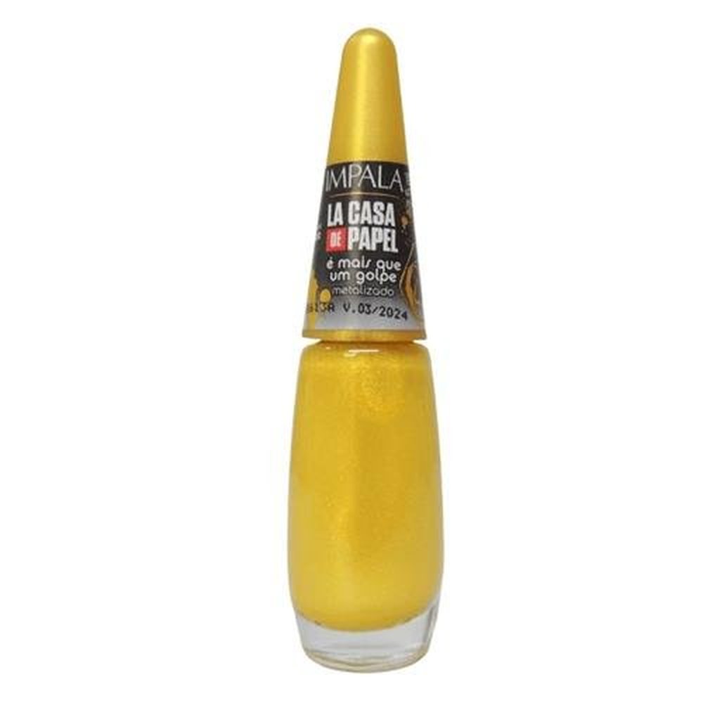 Esmalte Impala 6X1 765 Cremoso La Casa De Papel Metal Gloss E Mais Que Um Golpe