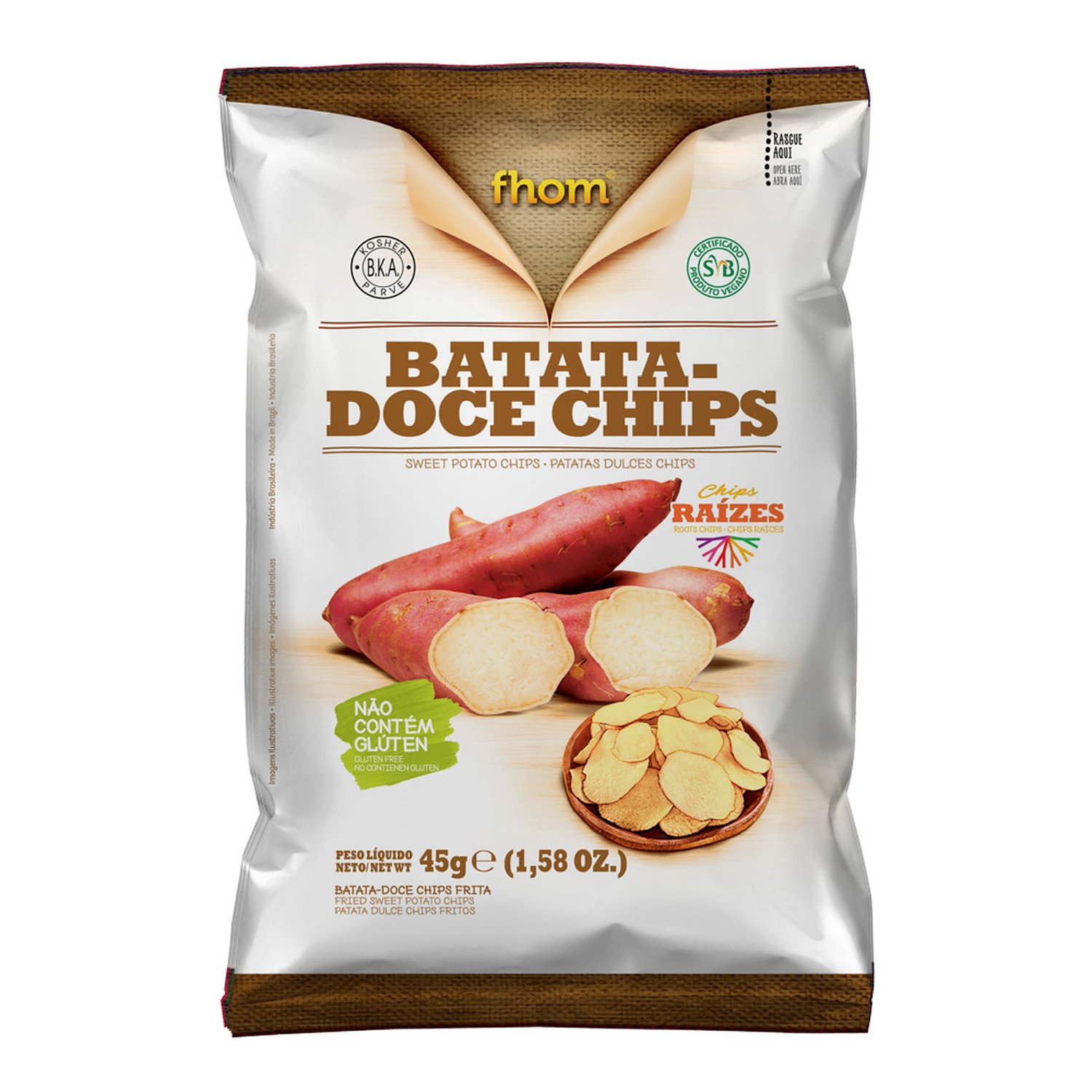 Batata Doce Chips 45g