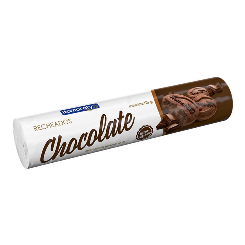 Biscoito Recheado Chocolate Caixa Com 30 De 115G