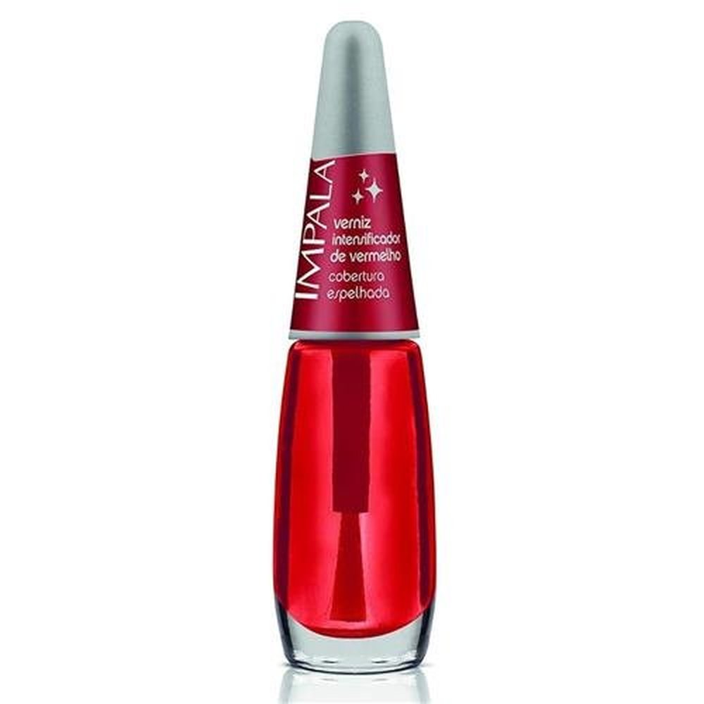 Esmalte Impala 6X1 486 Verniz Intensificador De Vermelho Cobertura Espelhada