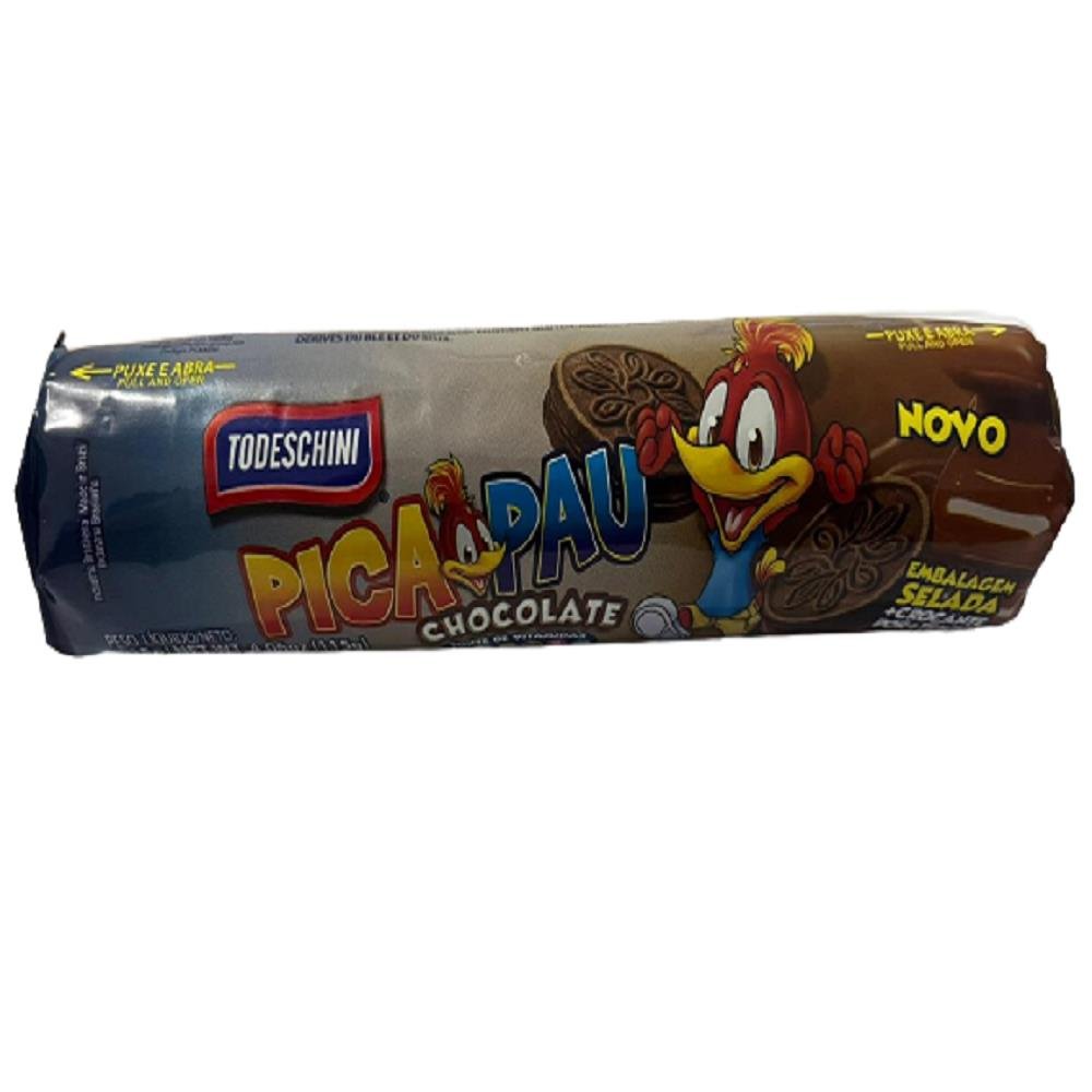 Biscoito Recheado Todeschini Chocolate Com 36 Unidades Com 115G