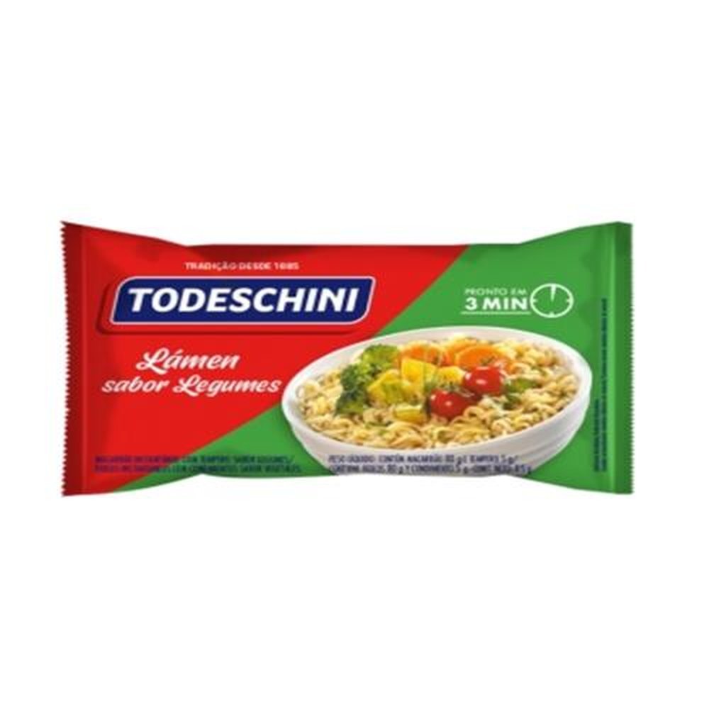 Macarrao Lamen Todeschini Legumes 85G