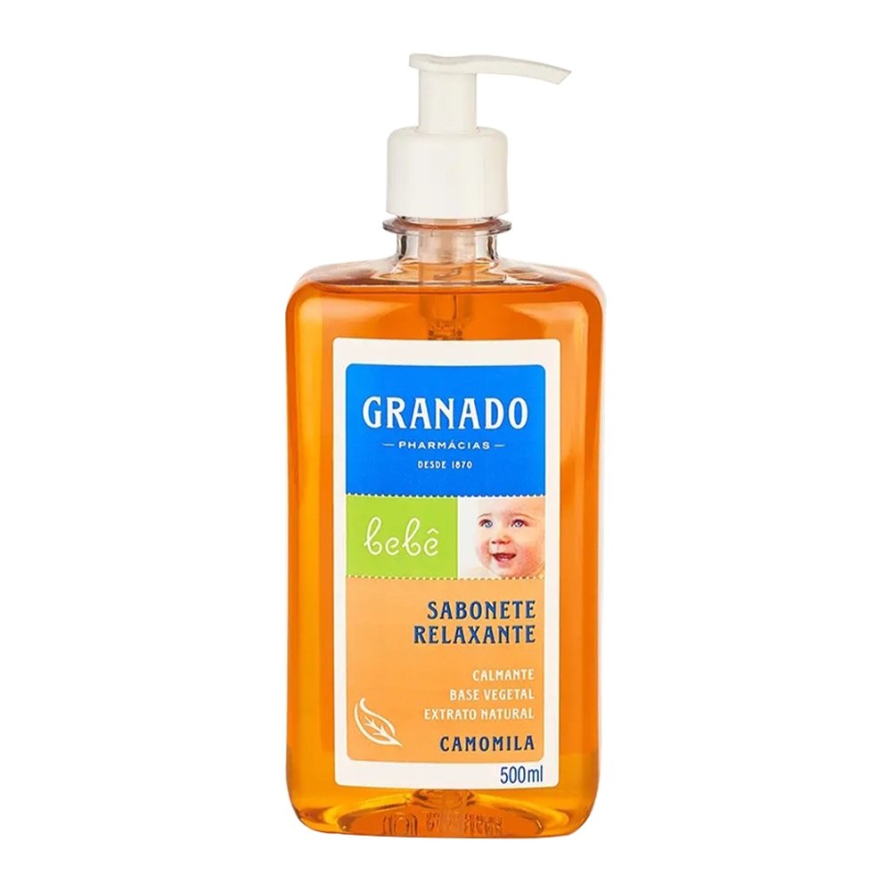 Sabonete Líquido Granado Glicerina Bebê Camomila 500ml