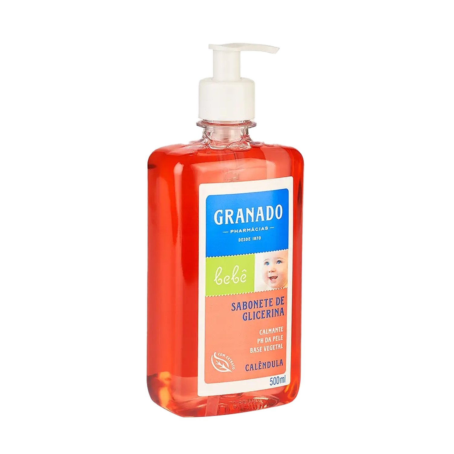 Sabonete Líquido Granado - Glicerina Bebê Calêndula 500ml