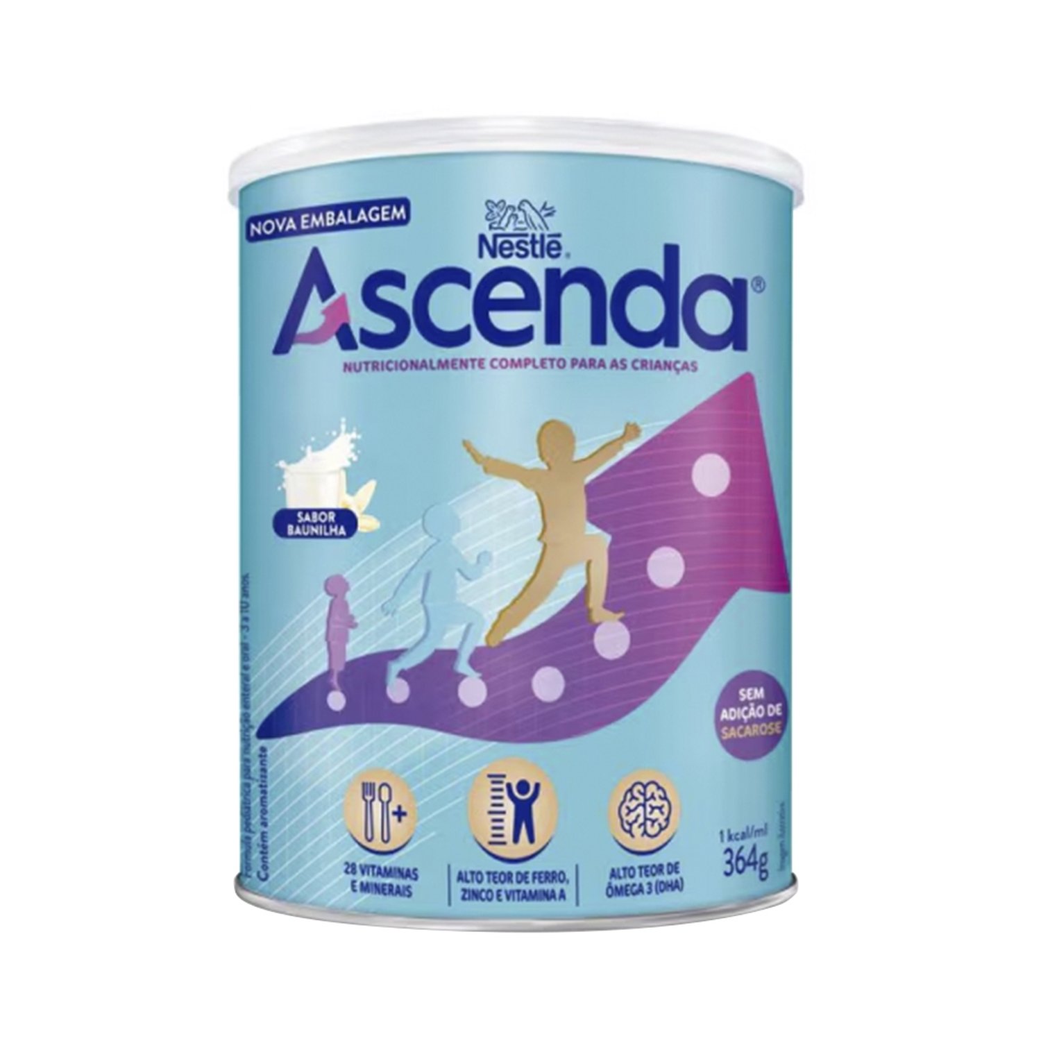 Suplemento Ascenda Baunilha 364g