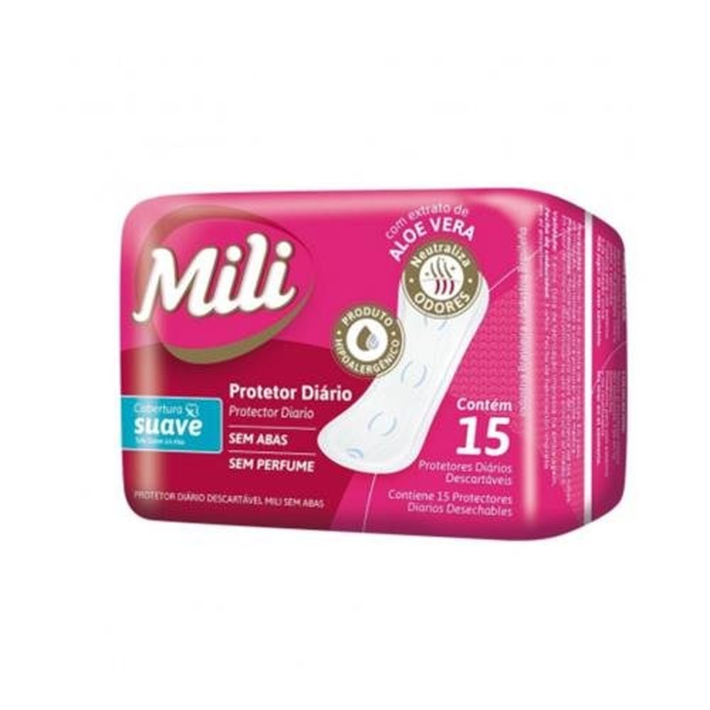 Absorvente Mili 24X15 Protetor Diario