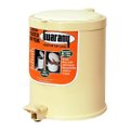 Lixeira 12,0L Plastica C/Pedal Marfim Guarani