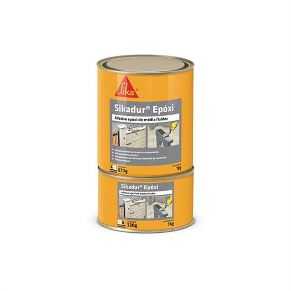 Cola Ferro Concreto Sikadur Époxi 1 Kg