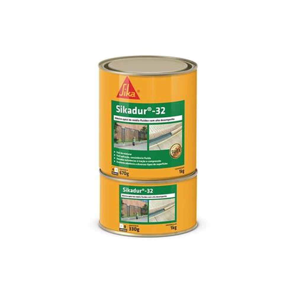 Cola P/Ferro/Concreto Sikadur 32 1Kg