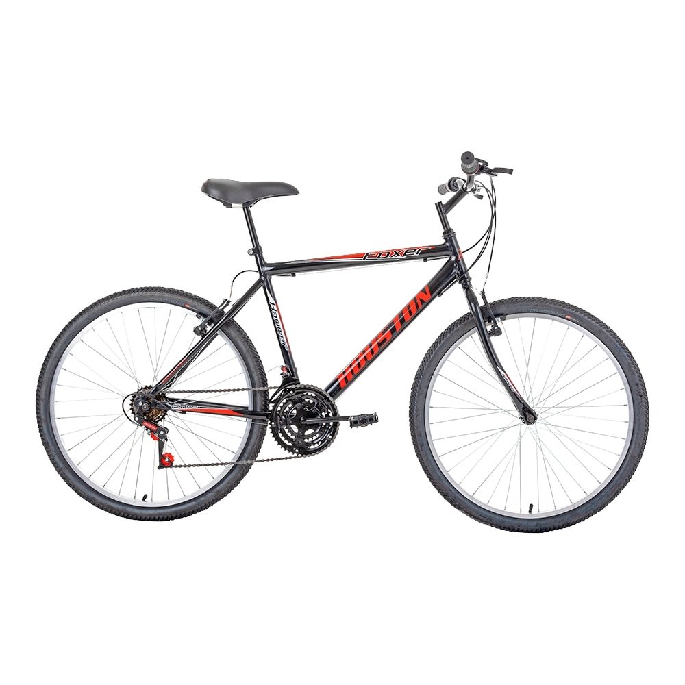 Bicicleta Adulto Houston 26FH261S Foxer Hammer | Freio V-Brake Aro 26 Preto