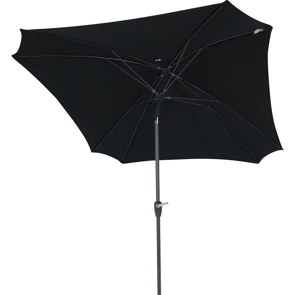 Ombrellone Pisa Poliester Manivela Articulado 2,5 M Preto - Bel