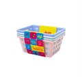 Cesto Plastico Multiuso Retangular L4p3 Color C6