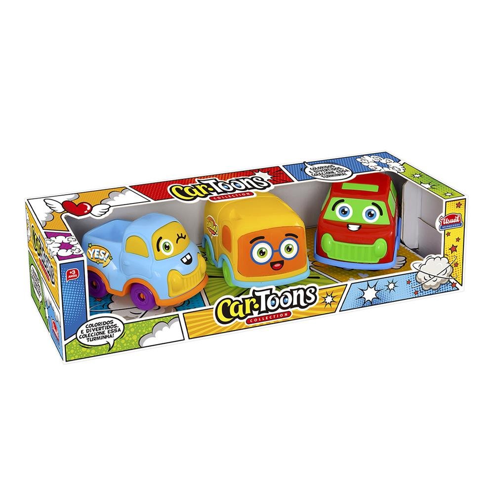 Car Toons - Trio (Carro) - Usual Brinquedos