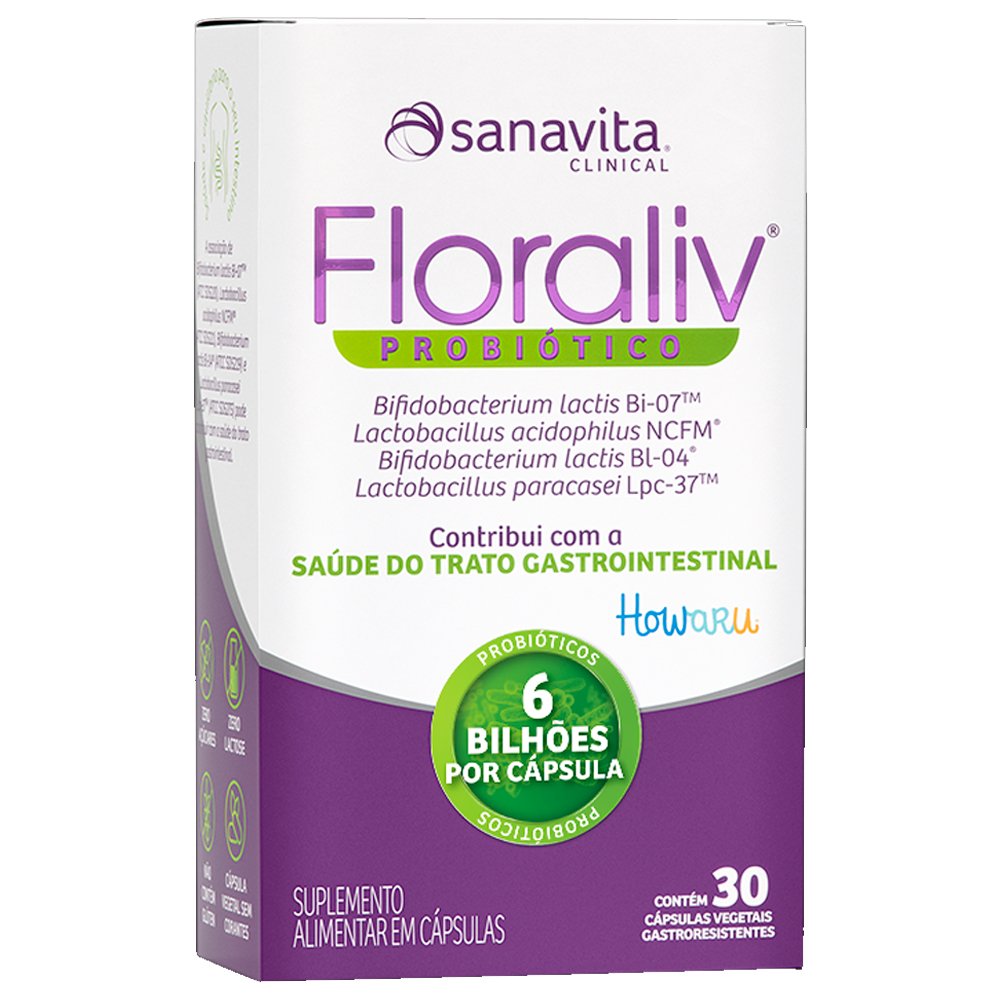 Floraliv Probiotico Sanavita C/30 Caps