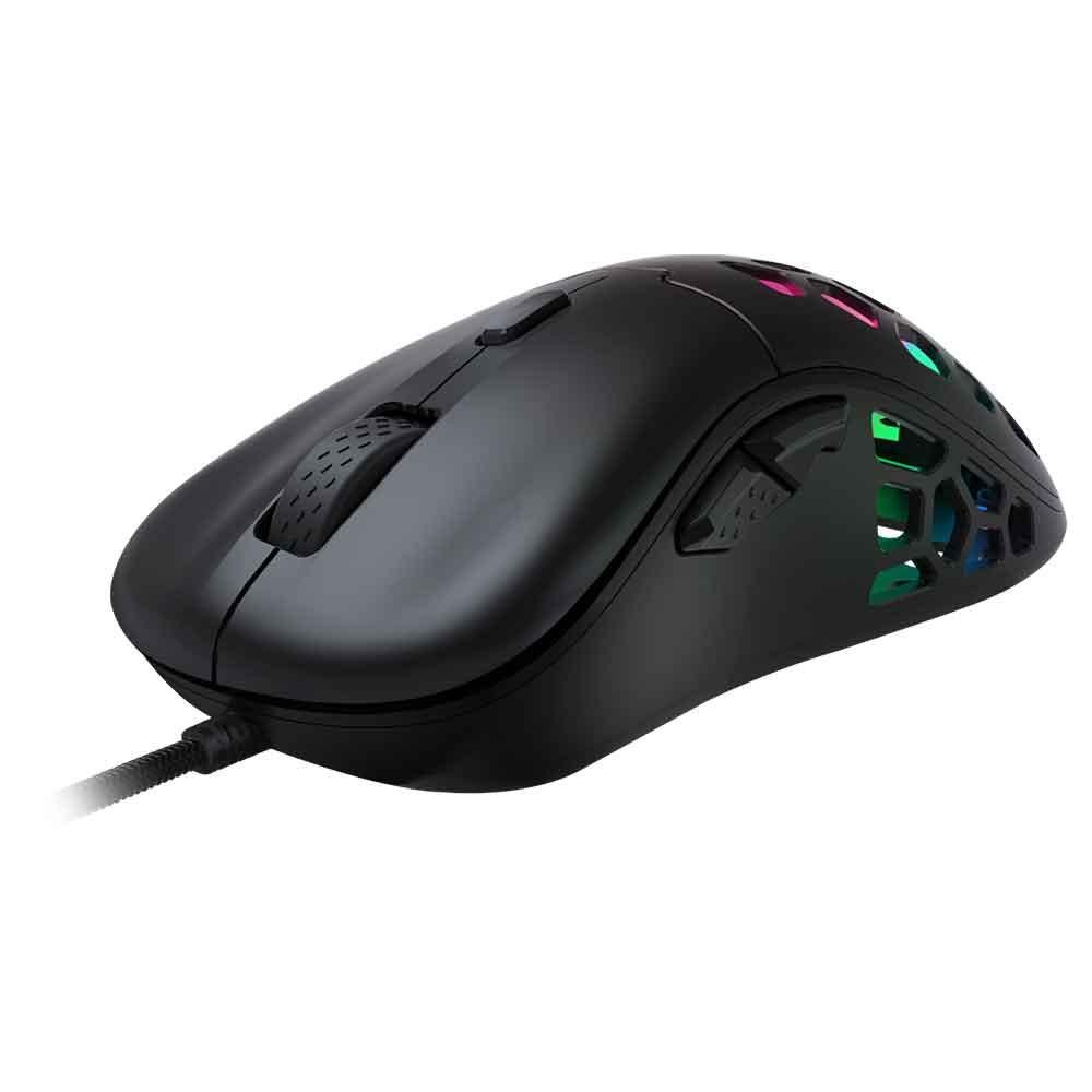 Mouse Gamer Aoc Ultraleve Pixart 3389 16000dpi Rgb Gm510 Preto