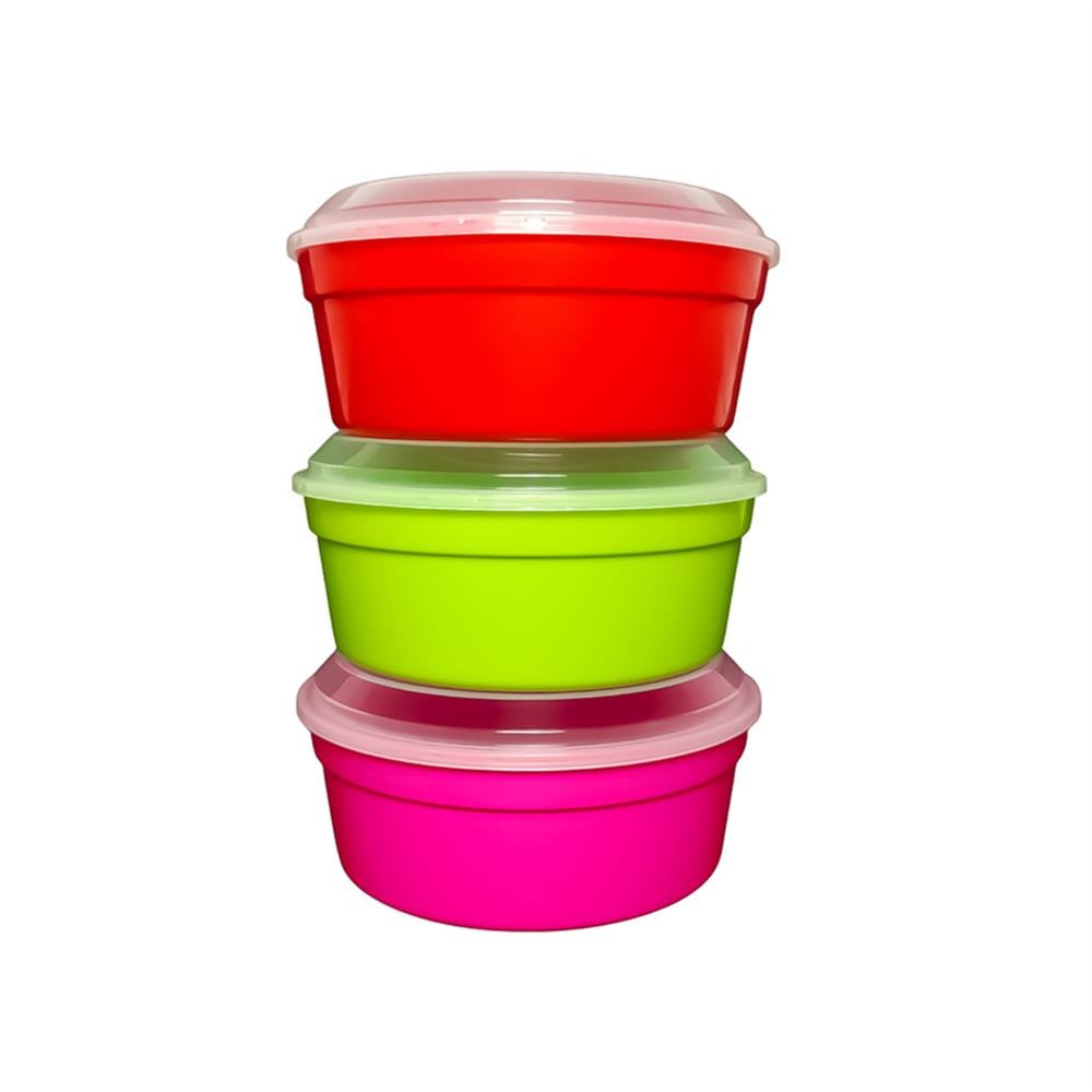 Pote Plastico 1,5L Redondo C/Tampa Sortida