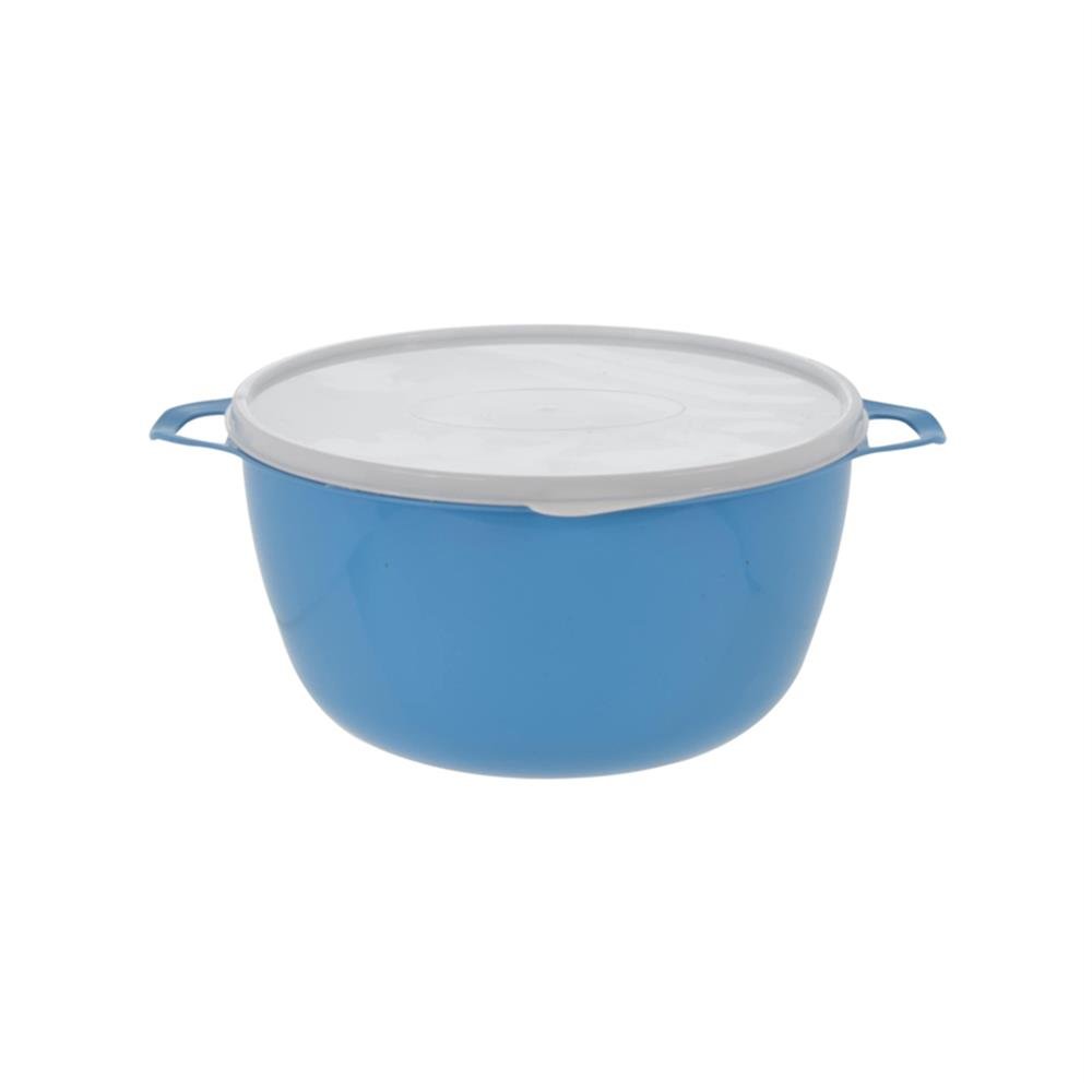 Bacia Plastica Redonda 2,8L C/Tampa Sortida Mb C6