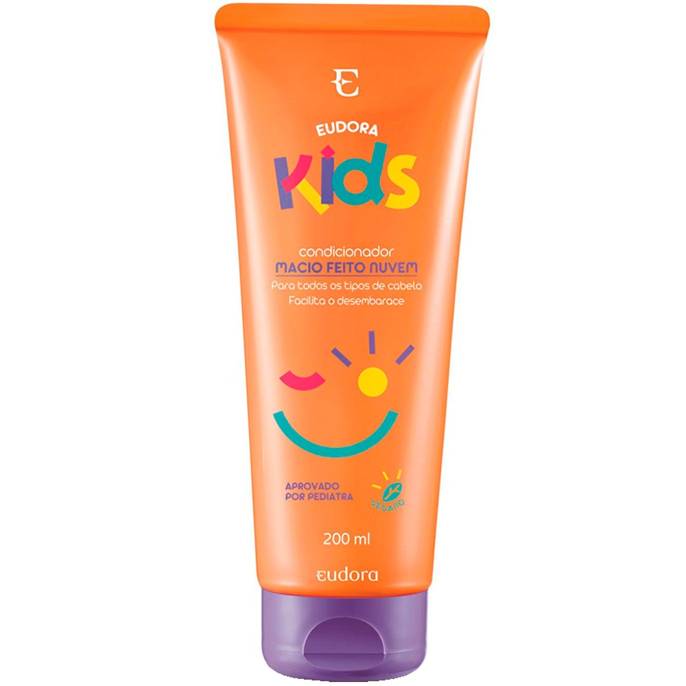 Condicionador Eudora Kids Macio Feito Nuvem 200ml