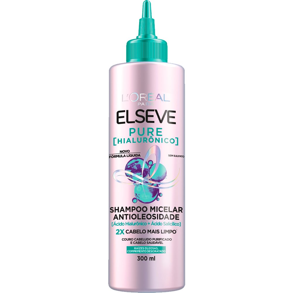 Shampoo Elseve Hialuronico Pure Micelar 300ml