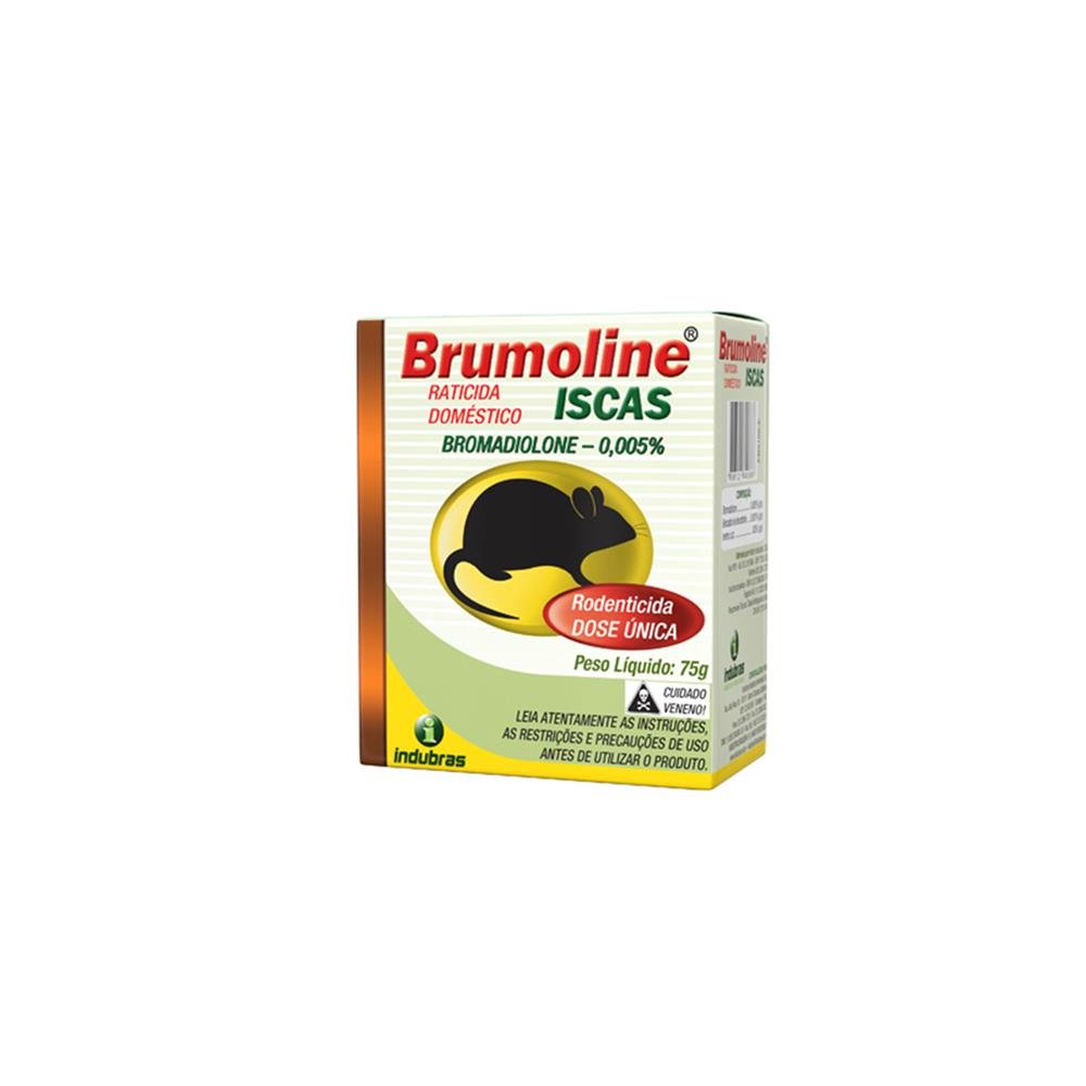 Raticida Brumoline 75G Indubras