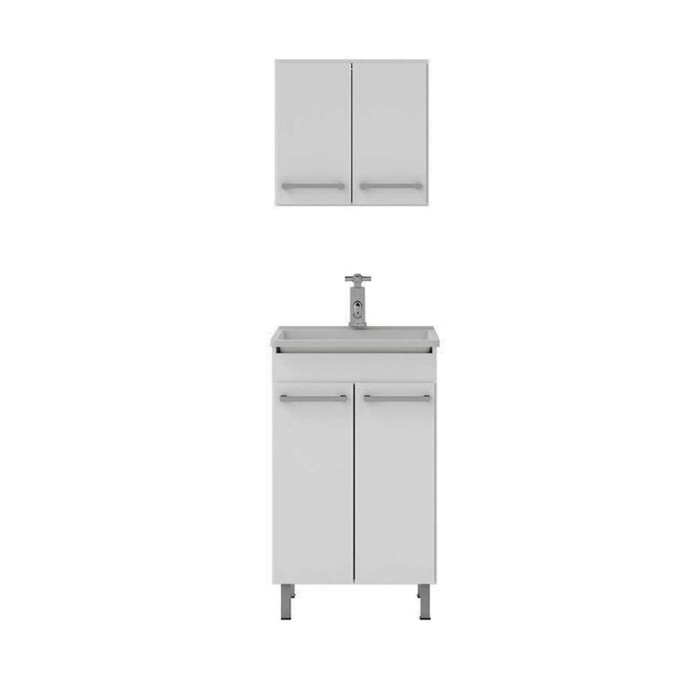 Gabinete Lavanderia Branco 53Cm Cerocha