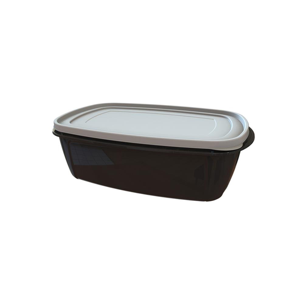 Bacia Plastica Retangular 11,5L C/Tampa Sortida Mb C6