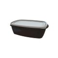 Bacia Plastica Retangular 11,5L C/Tampa Sortida Mb C6