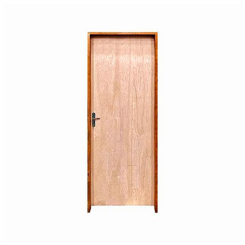 Porta Madeira Lado Direito/Lado Esquerdo Pronta 80X210 B09 Kit 4 Peças