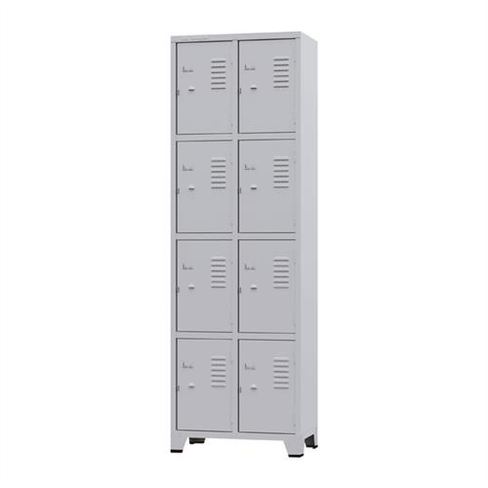 Roupeiro Aço Amapa 8 Portas Chapa 22