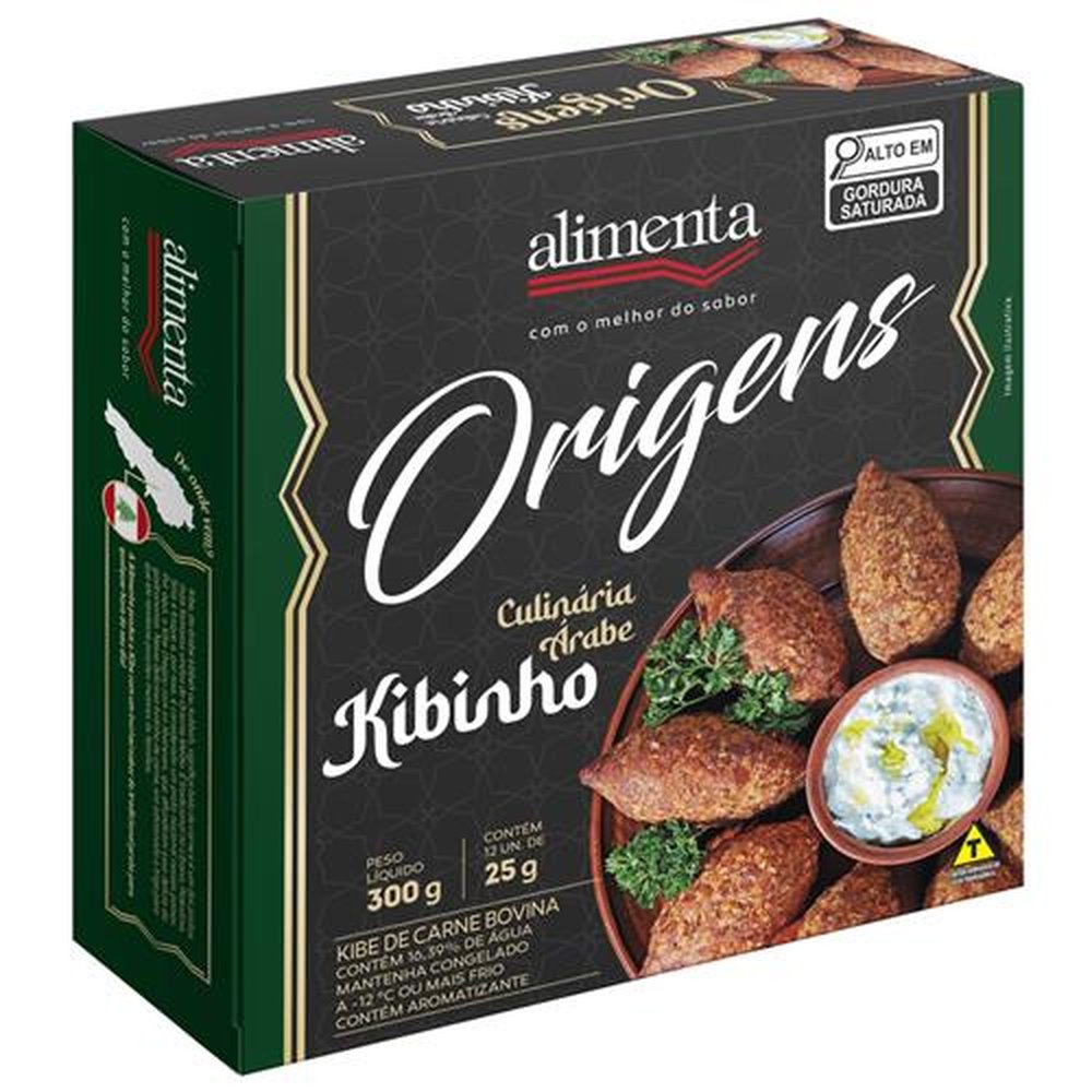 Kibinho 25 g embalagem com 12 unidades peso liquido 300g