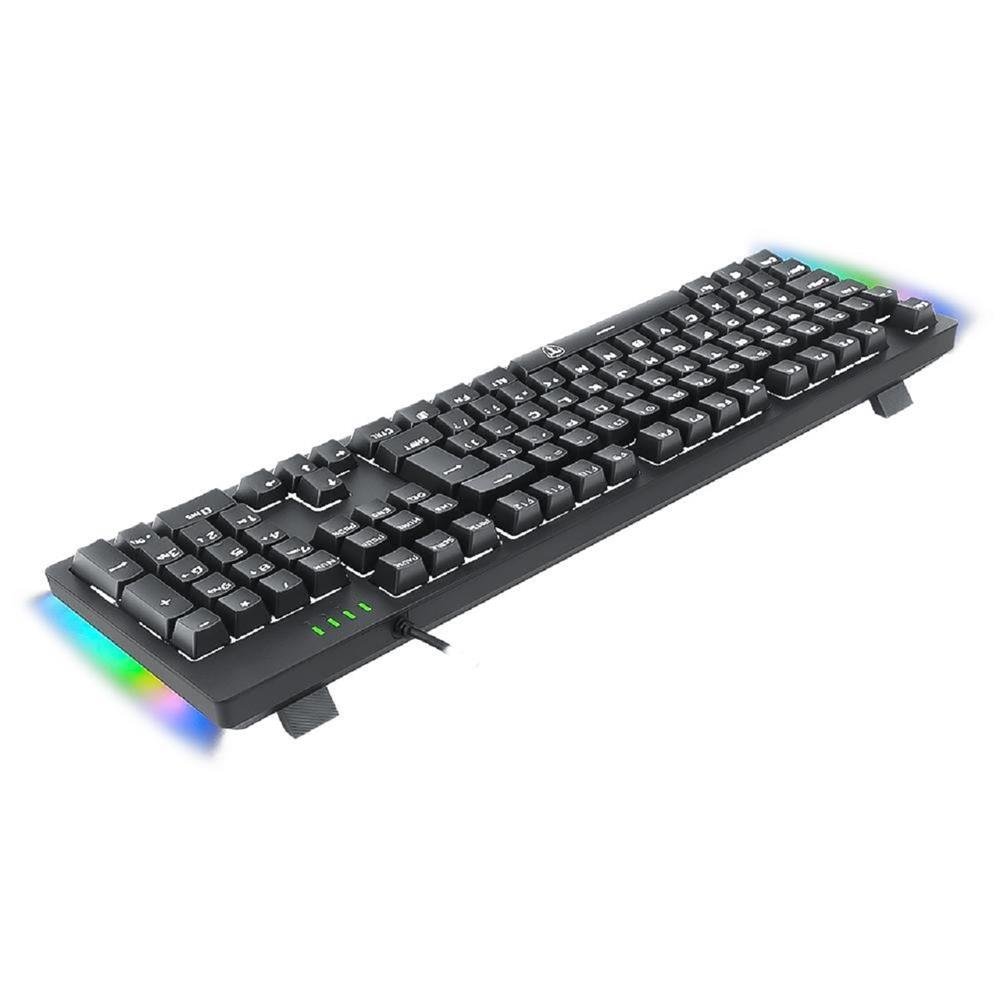 Teclado Gamer Mecânico T-Dagger Bermuda T-TGK312-BL PT WHITE