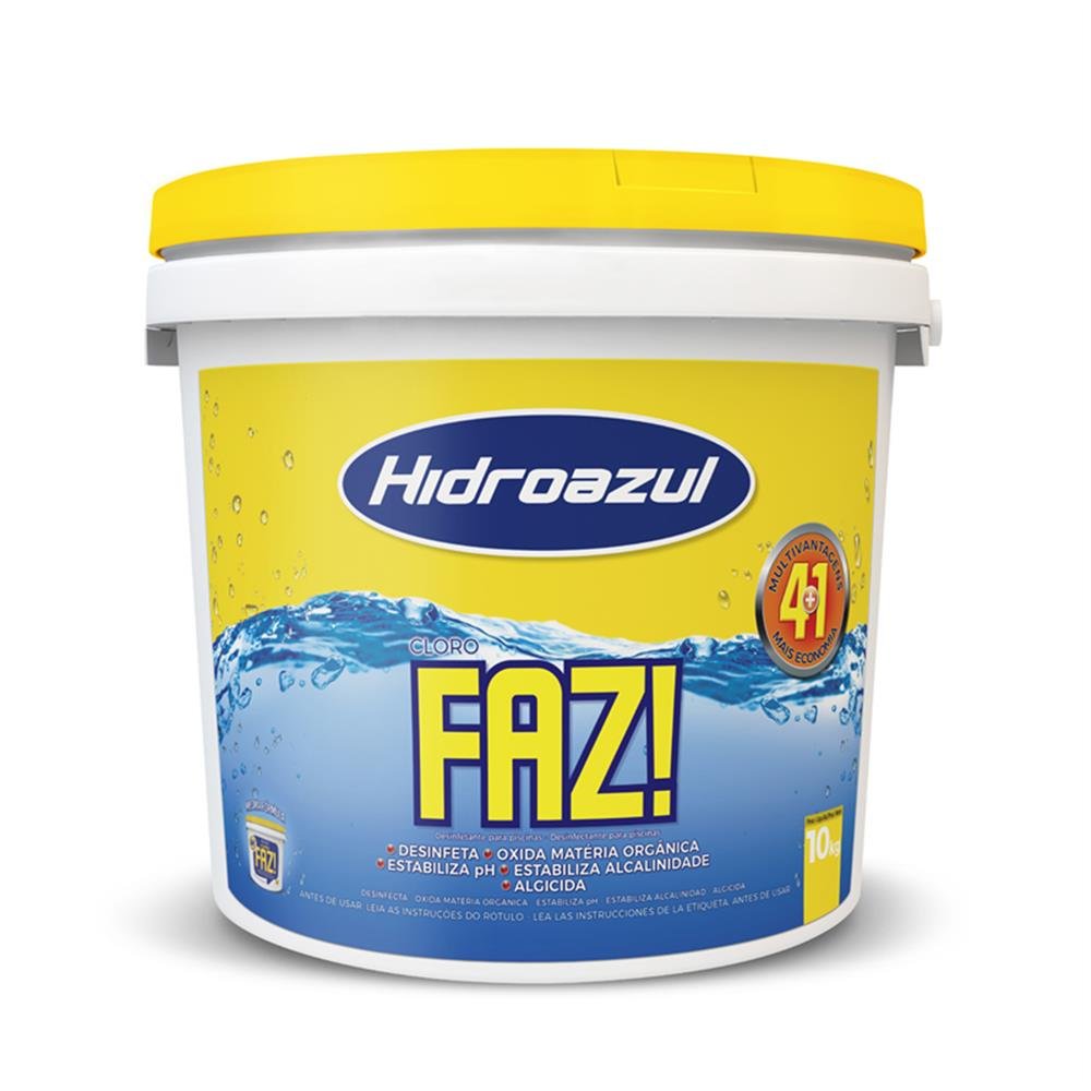 Cloro Piscina 4+1 Faz Hidroazul 2,5Kg