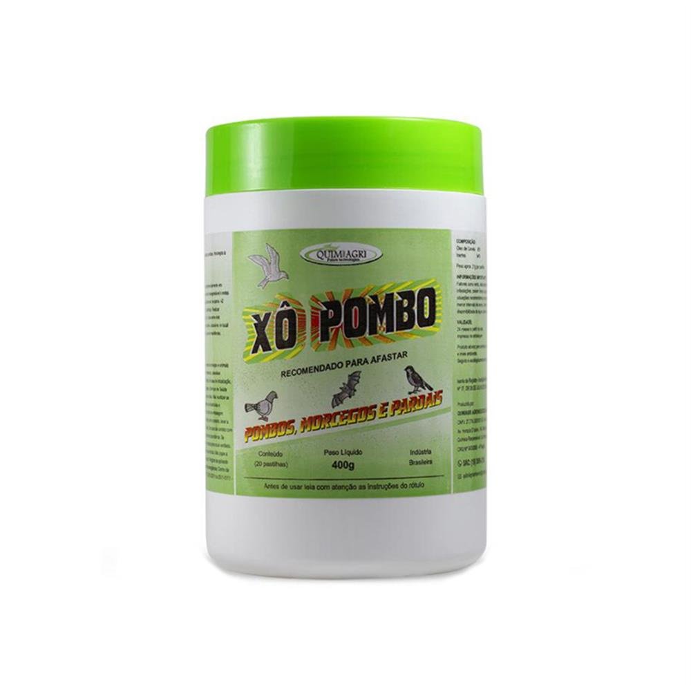 Repelente P/Pombo/Morcego Quimiagro 400G
