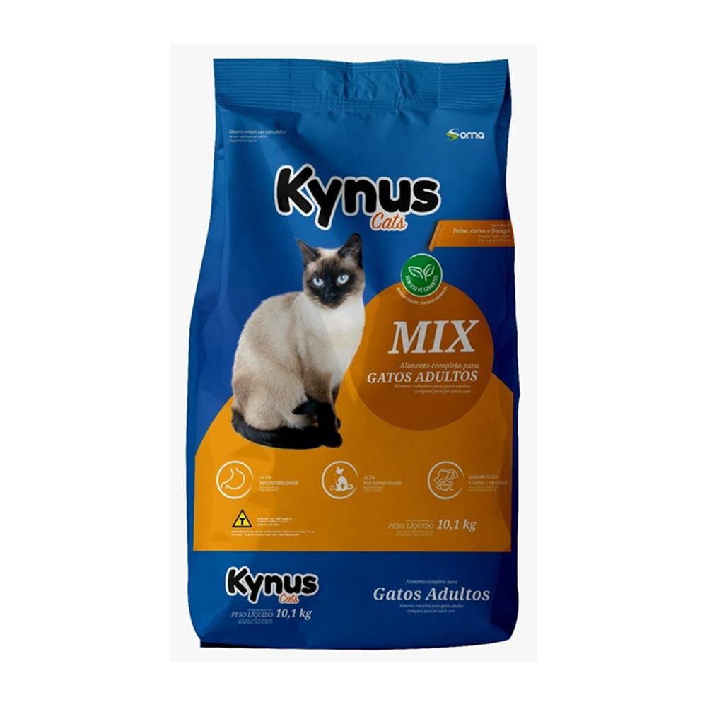 Ração Gato Adulto 10Kg Kynus