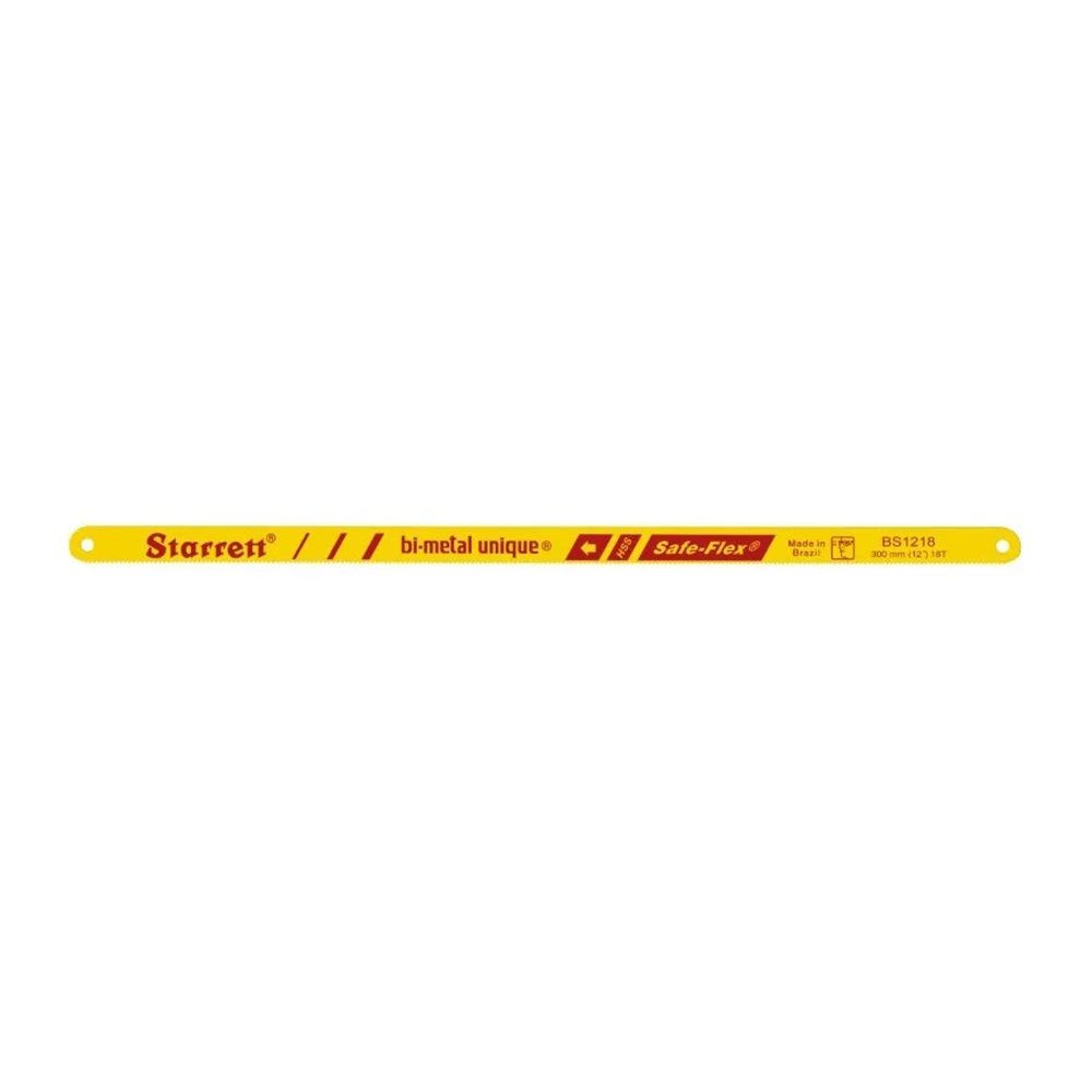 Segueta Starrett Bimetálica Flexível BS1218 Cartucho - Embalagem com 10 Unidades