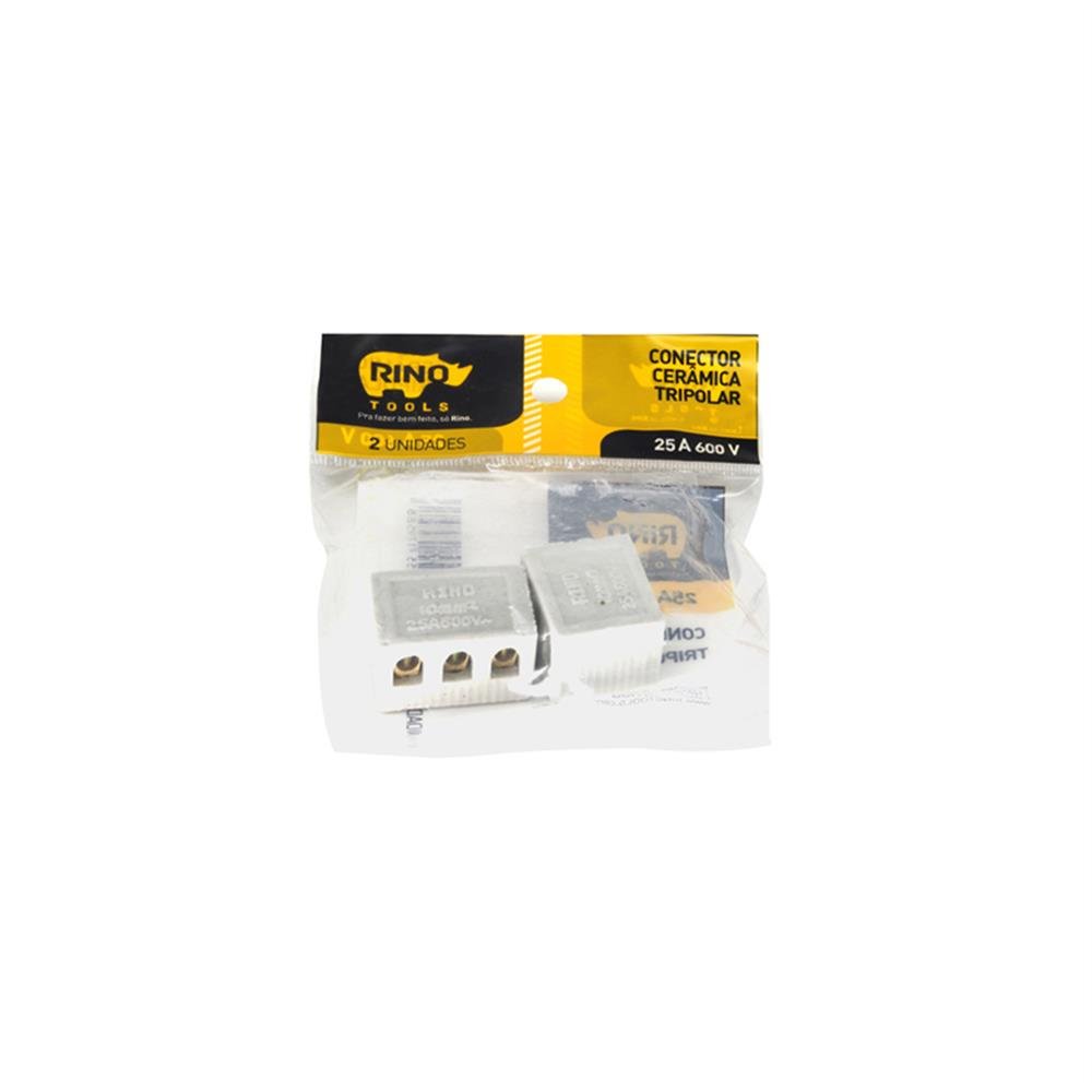 Conector Ceramica Tripolar Rino 16Mm C2 En