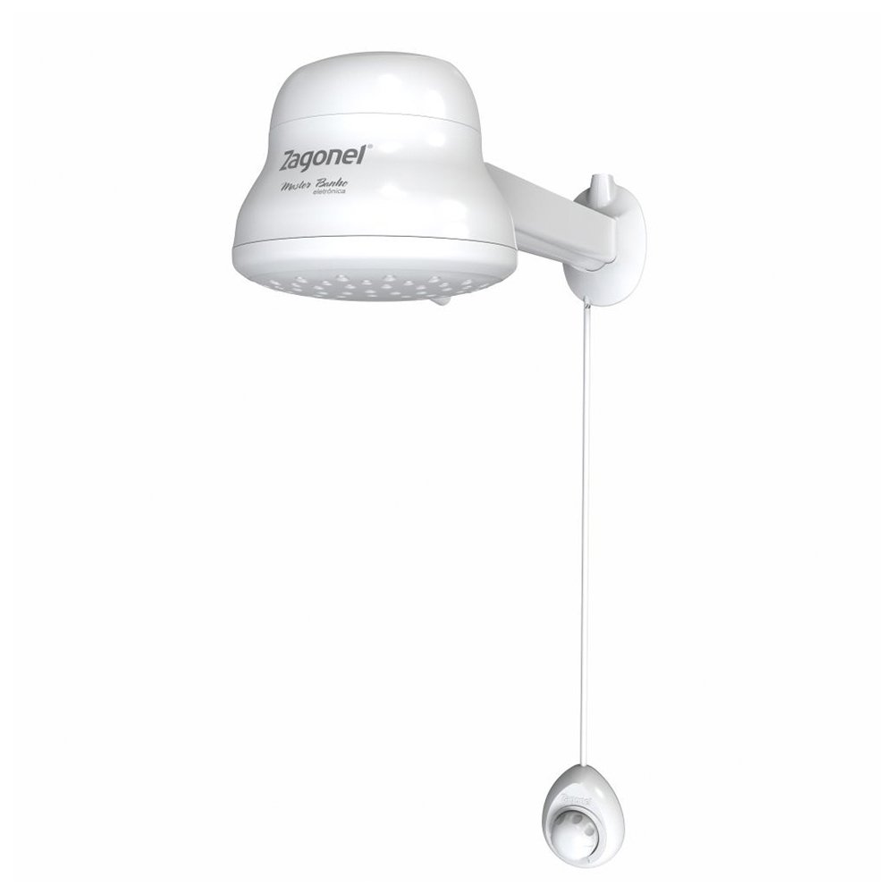 Chuveiro Zagonel Ducha Master Banho Eletrônico 127V 5500W Branco