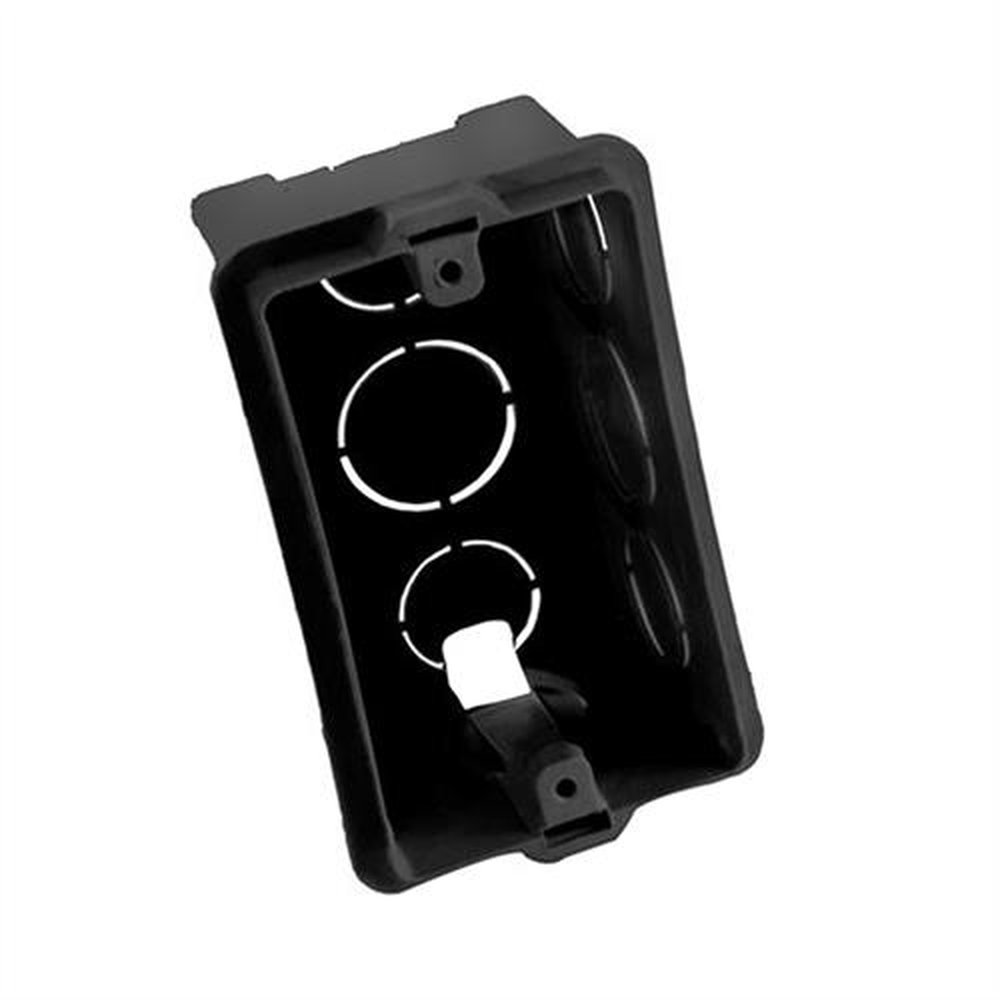 Caixa De Luz 2X4 Plastica Preta Mondiale C150
