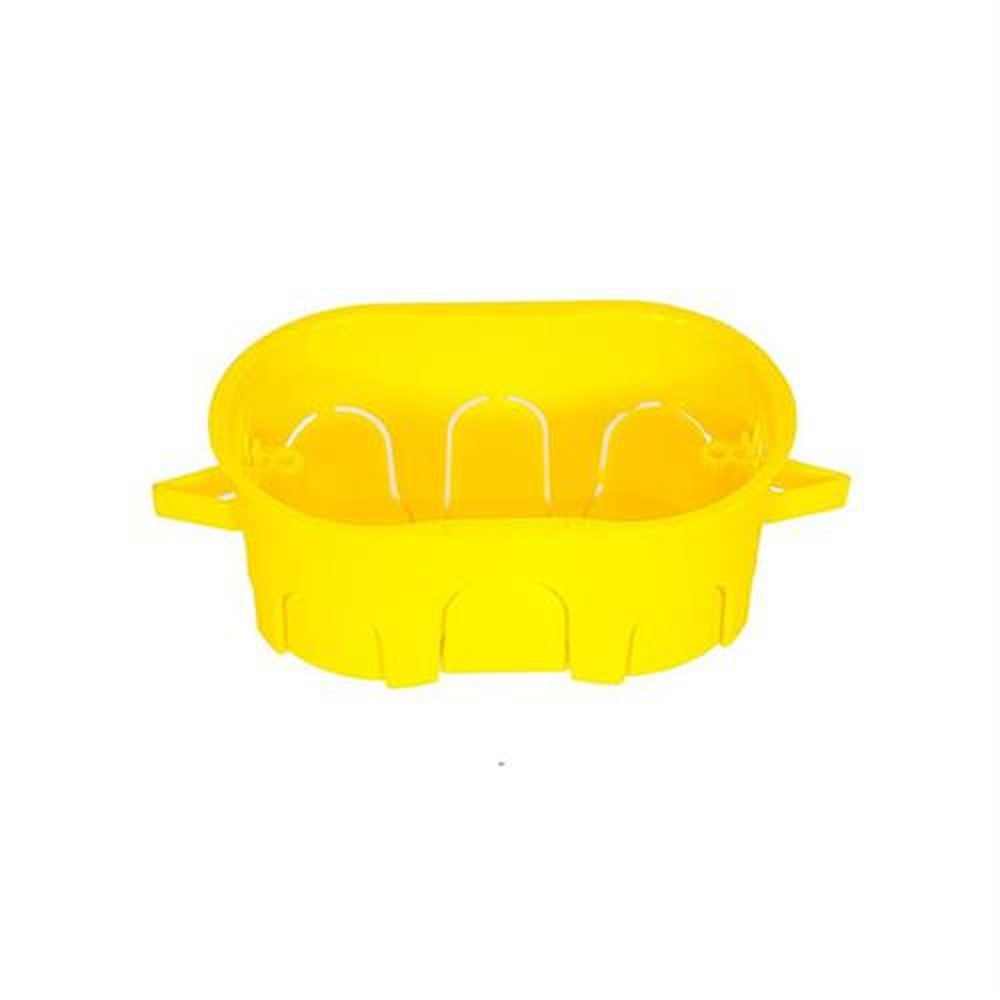 Caixa Luz 2X4 Drywall/Gesso Amarela C30