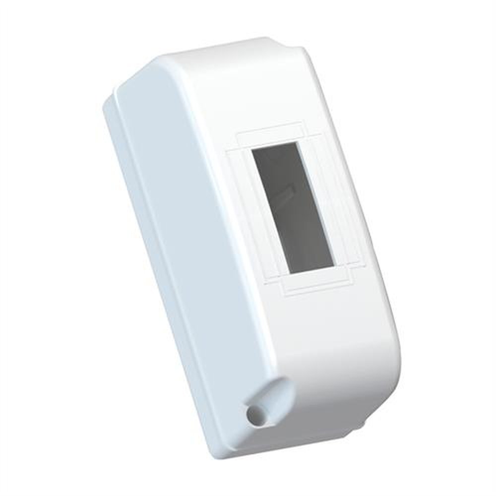 Quadro Disjuntor Pvc Sobrepor 2 Branco/1 Preto Mondiale C24