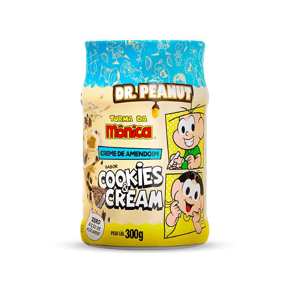 Creme de amendoim TDM sabor Cookies & Cream 300g