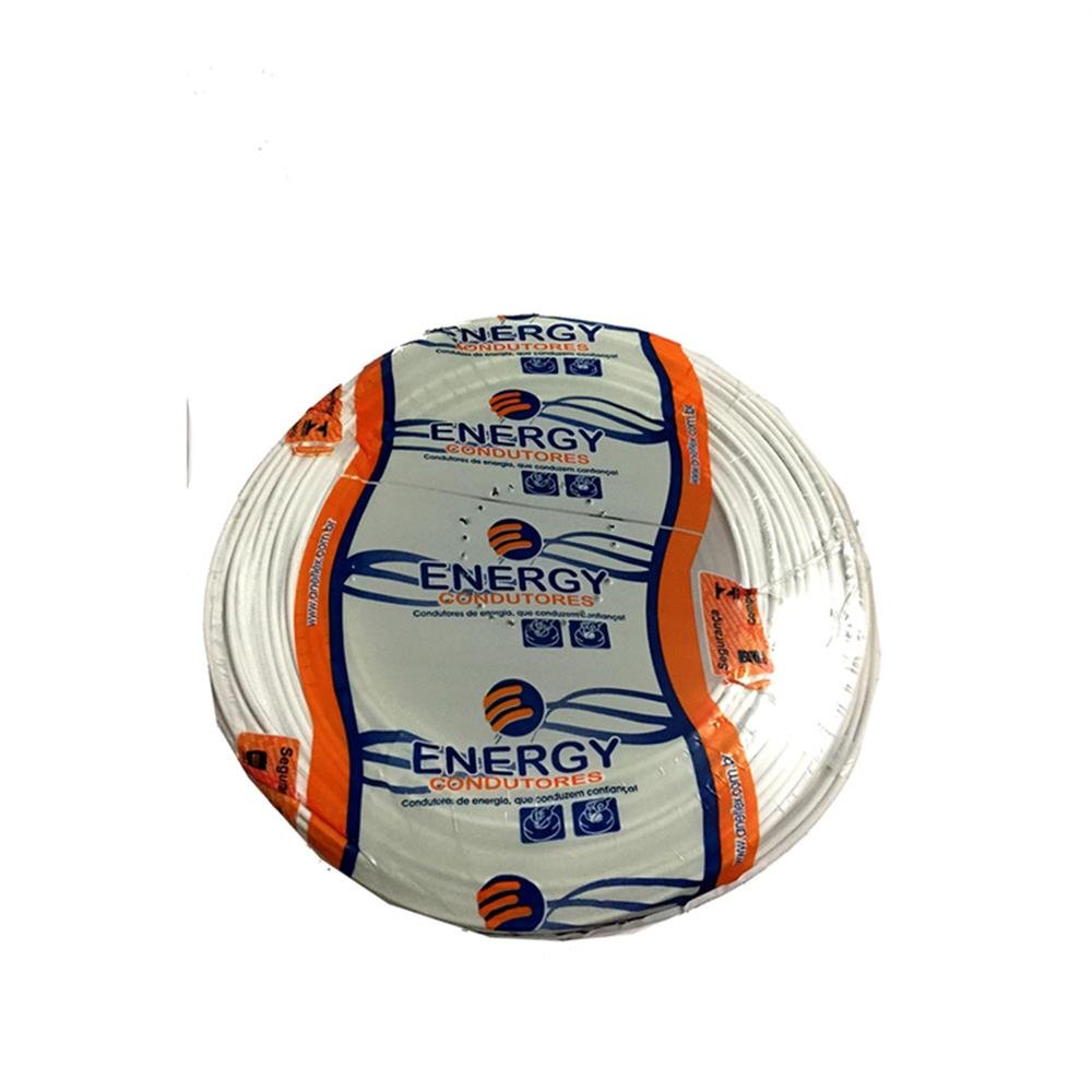 Fio Paralelo 1,5Mm N 14 Branco Energy 100M