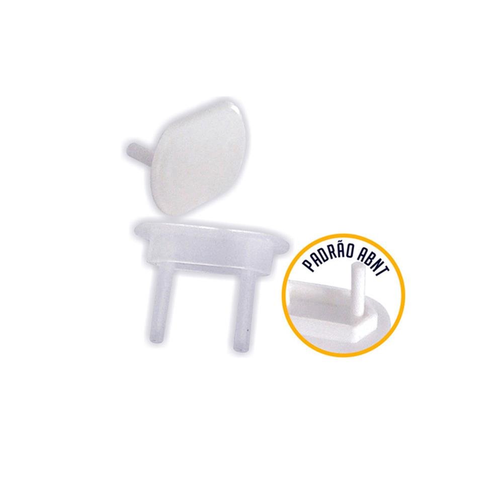 Protetor Tomada Novo Padrão Branco C100