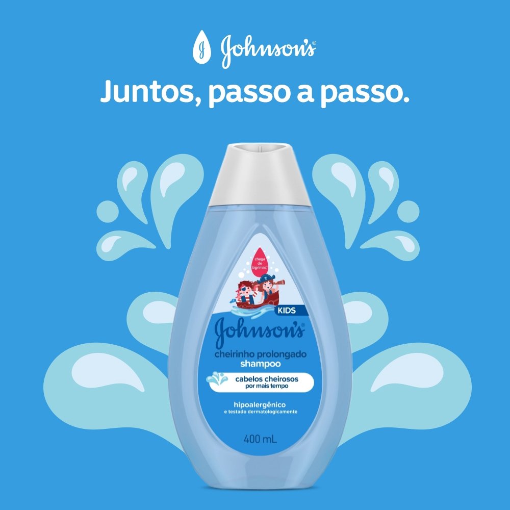 Shampoo Johnson Baby Cheirinho Prolongado 400ml