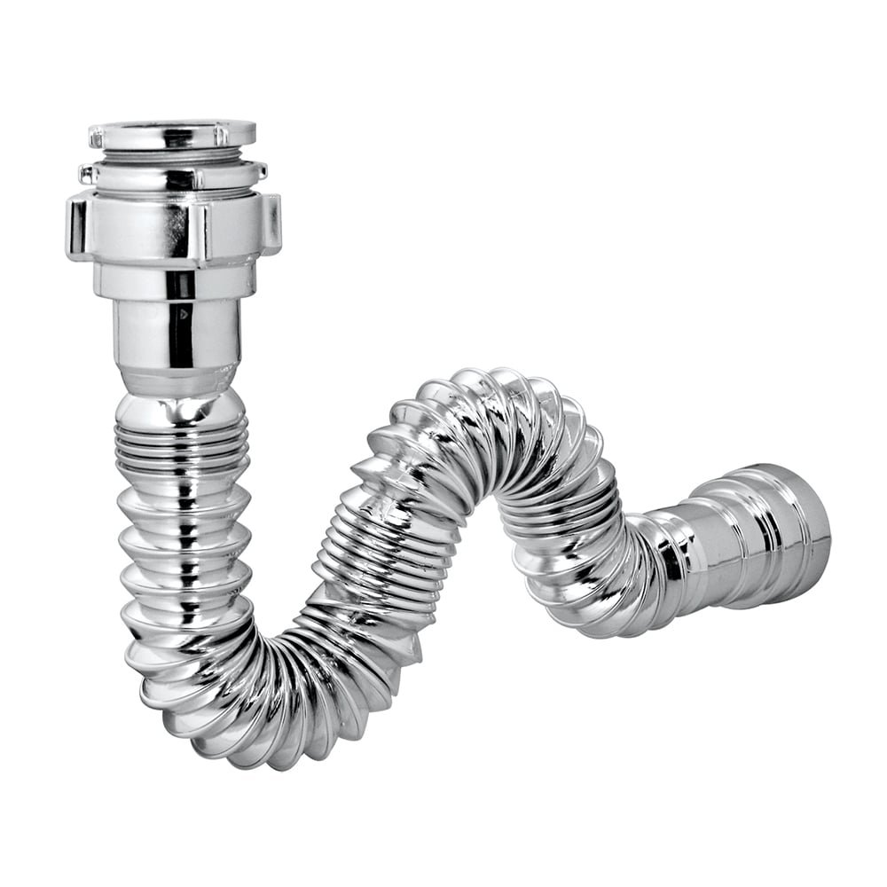 Sifão Sanfonado Universal Astra Cromado SSUM2 Auto Serviço