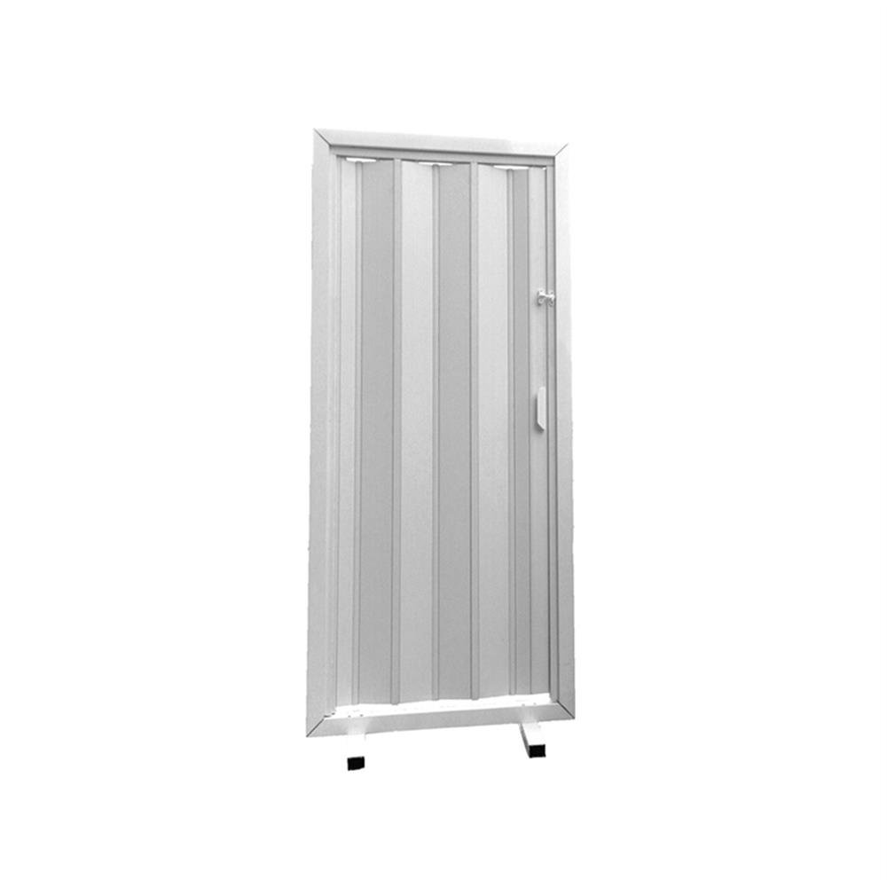 Porta Sanfonada Pvc 70Cm Branca Bcf