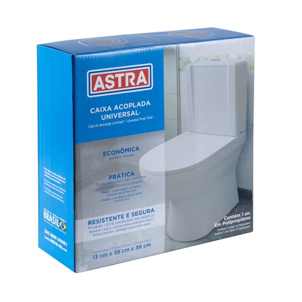 Caixa Acoplada Branco Universal Plastico Astra