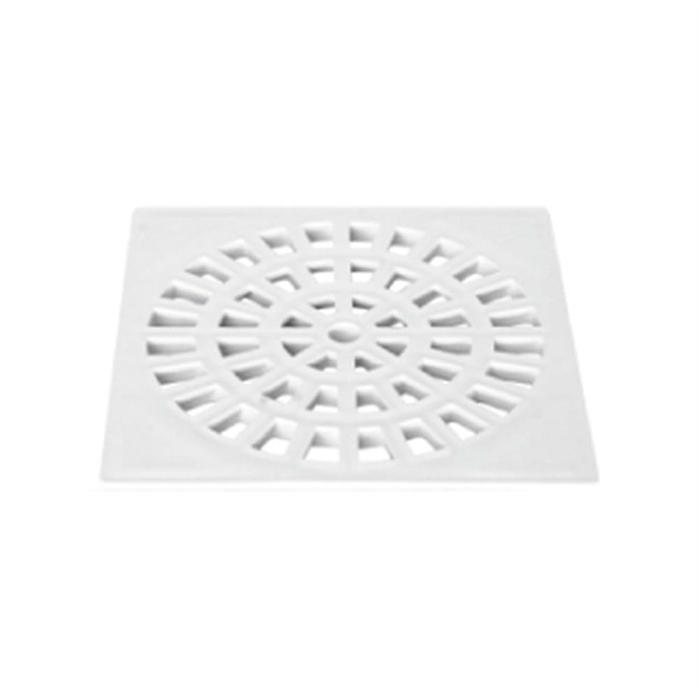 Grelha Quadrada Branca Dn150 N52 Bianplast