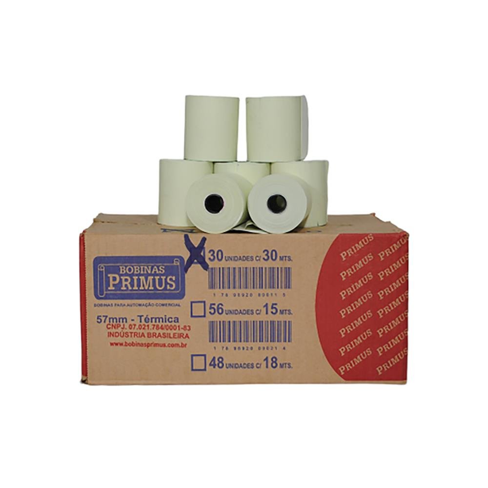 Bobina Termica Alvejada 57X30x1v Primus C30