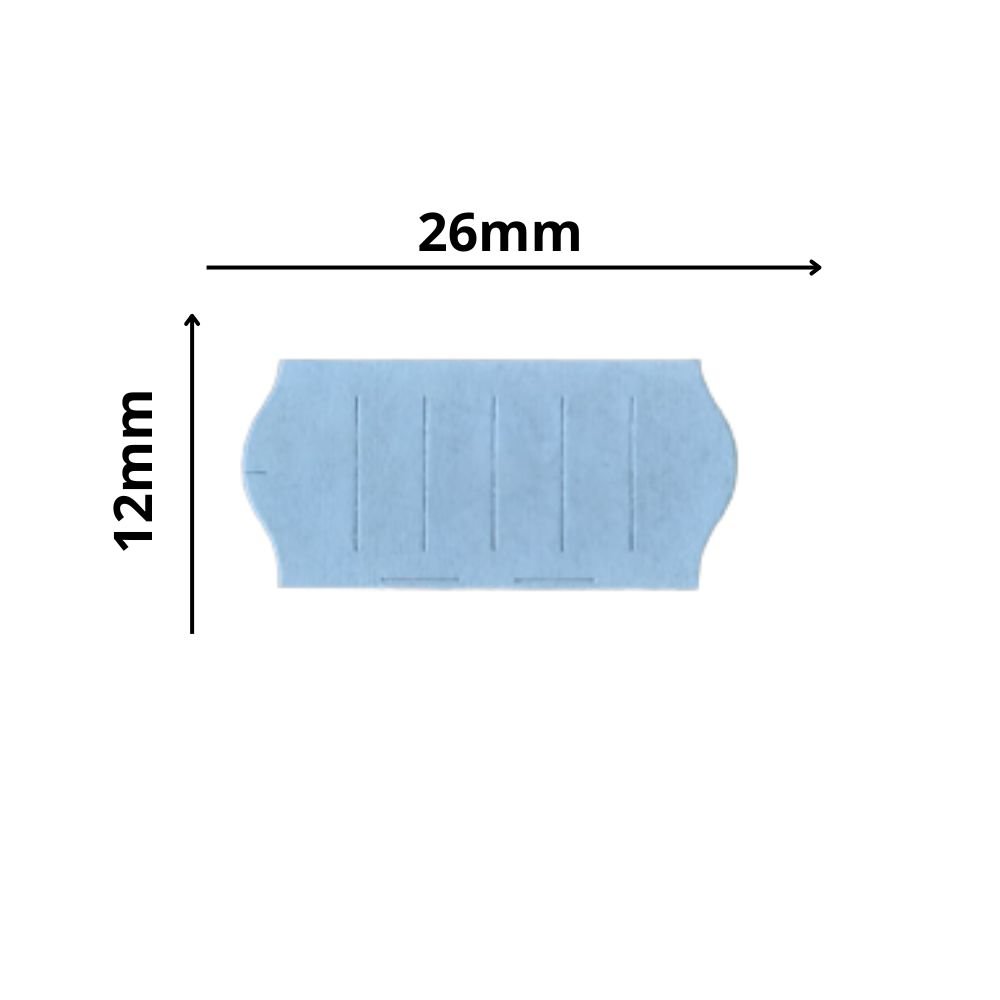 Etiqueta Para Etiquetadora Open C8 26x12 Ondulada - Caixa com 16 Rolos